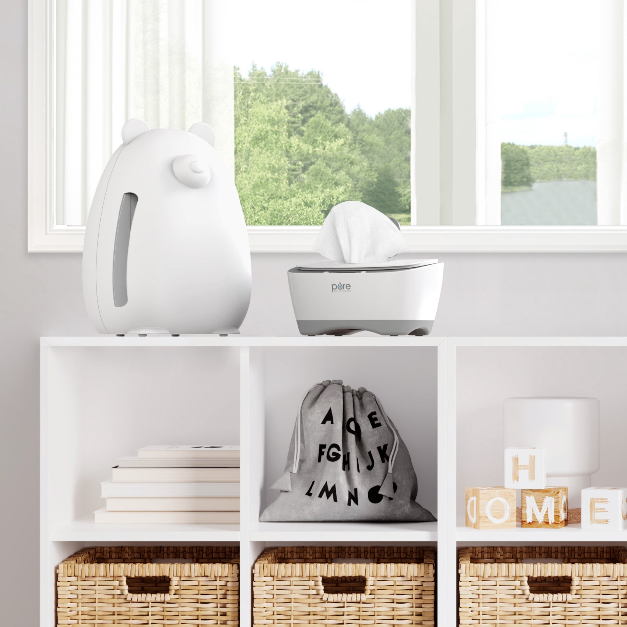 Pure Enrichment True HEPA Bear-Shaped Air Purifier for Kids Rooms & Nurseries