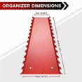 thumbnail image 2 of 2 Pack Metal Wrench Organizer- Premium Wrench Holder Tray, Wall-Mounted Storage Solutions for Wrench, 2 of 5