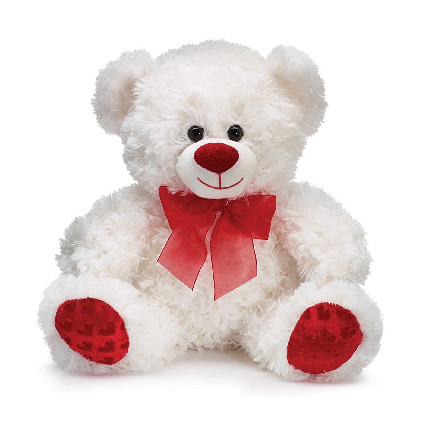 Valentine s Day Bear 10 inch Plush Toy Walmart com 