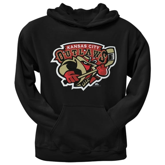 Kansas City Outlaws - Logo Black Youth Hoodie - Youth Large