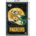 thumbnail image 3 of NFL Green Bay Packers - Neon Helmet 23 Wall Poster, 22.375" x 34", 3 of 5