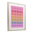 thumbnail image 2 of Stupell Industries Contemporary Rainbow Candy Bears on Pink Birch Framed Print Under Glass, 13 x 16, by LISH Creative, 2 of 8