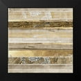 thumbnail image 2 of Reeves, Tom 12x12 Black Modern Framed Museum Art Print Titled - klimt stripes, 2 of 5