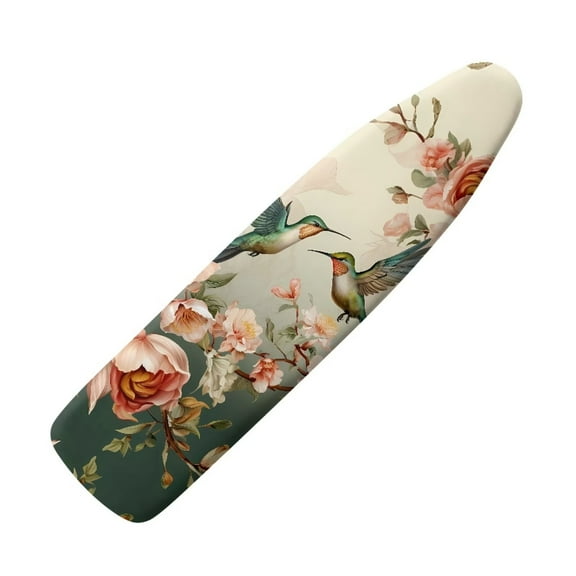 KUIFORTI Vintage Flower Ironing Board cover 15 x 54 Hummingbird Iron Board Cover Accessories Ironing Board Cover for Home Decor