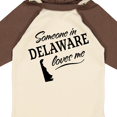 thumbnail image 4 of Inktastic Someone in Delaware Loves Me Boys or Girls Long Sleeve Baby Bodysuit, 4 of 5