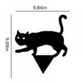 thumbnail image 2 of Halloween Black Cat Yard Signs with Stakes Scary Silhouette Halloween Decorations for Outdoor Yard Lawn Garden Halloween Decor, 2 of 5