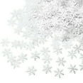 thumbnail image 2 of 1000 piezas de copos de nieve y confeti para decoraciones navideñas, confeti de invierno, paquete de fiesta de nieve para bodas, cumpleaños, fiestas navideñas, suministros de decoración de, 2 of 8