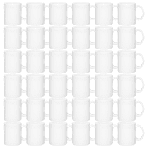 MR.R Sublimation Blanks Set of 36PCS Dishwasher White Ceramic Coffee Mugs 11oz Grade A Blank Ceramic Classic Drinking Cup Mug for Milk Tea Cola Water with Safe Package (36 Packs)
