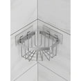 thumbnail image 2 of 1pc Kitchen Sink Corner Sponge Storage Basket With Drainage Drying Rack, 2 of 5