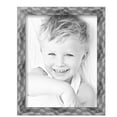 thumbnail image 2 of ArtToFrames 11" x 14" Hammered Steel Metallic Picture Frame, 11x14 inch Silver Wood Poster Frame (WOM-5264),  Pack, 2 of 7