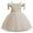 Rose Gold, variant on Krdevn Girls Elegant Off The Shoulder Tutu Dress with Sash Bow Net Gown for Birthday Party Pageant Girl Party Wear,Size:6-7 Years