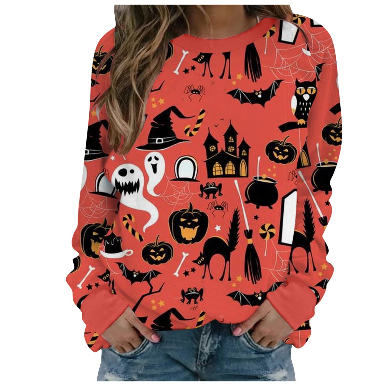 womens halloween sweatshirts