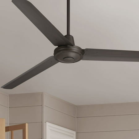 

60 Casa Vieja Modern Industrial Indoor Outdoor Ceiling Fan Remote Control Oil Rubbed Bronze Damp Rated for Patio Porch