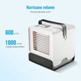 thumbnail image 2 of Yeacher Summer Mini Air Cooler Home Use USB Rechargeable Water Cooling Fan Portable Desktop Low Noise Led Air Conditioner Fan, 2 of 8