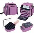 thumbnail image 6 of 60 Bottles Nail Polish Organizer Box - Portable Travel Storage with 2 Detachable Bags,, 6 of 6