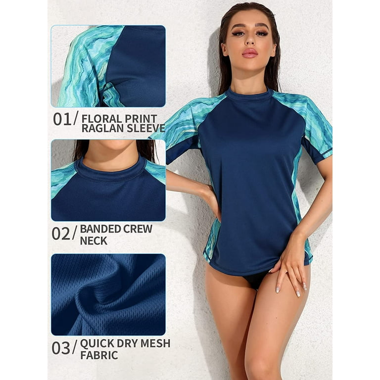 Charmo Women's Short Sleeve Rash Guard