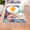 thumbnail image 5 of XMXY Woven Placemats Set of 6 PCS, Art Abstract Table Mats Washable Heat Resistant Placemats, 5 of 6