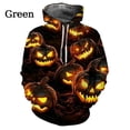 thumbnail image 4 of Sudadera con capucha con estampado 3D de calabaza y linterna para hombre y mujer, sudadera informal de manga larga para primavera y otoño, 4 of 5