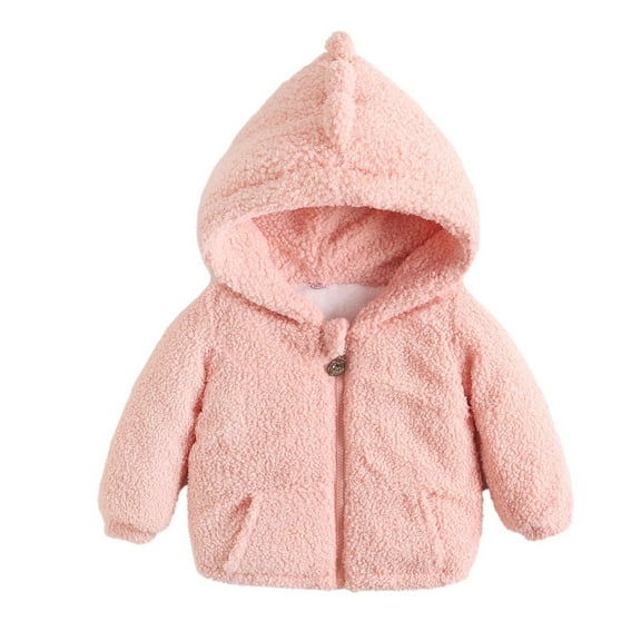 aidice Baby Clothes Unisex Fleece Zipper up Toddler Jackets Winter Warm Soft Loose Fitted Newborn Coat Outerwear