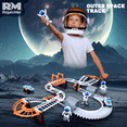 thumbnail image 5 of Juguete Pista de Carreras Espacial 100+ Piezas Rm Regalomex Astronautas para Niños blanco, 5 of 5