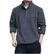 thumbnail image 2 of pstuiky camisetas de manga larga para hombre, Camiseta de manga larga con botones y estampado vintage para hombre, sin capucha salir tops xxxxxl, 2 of 9
