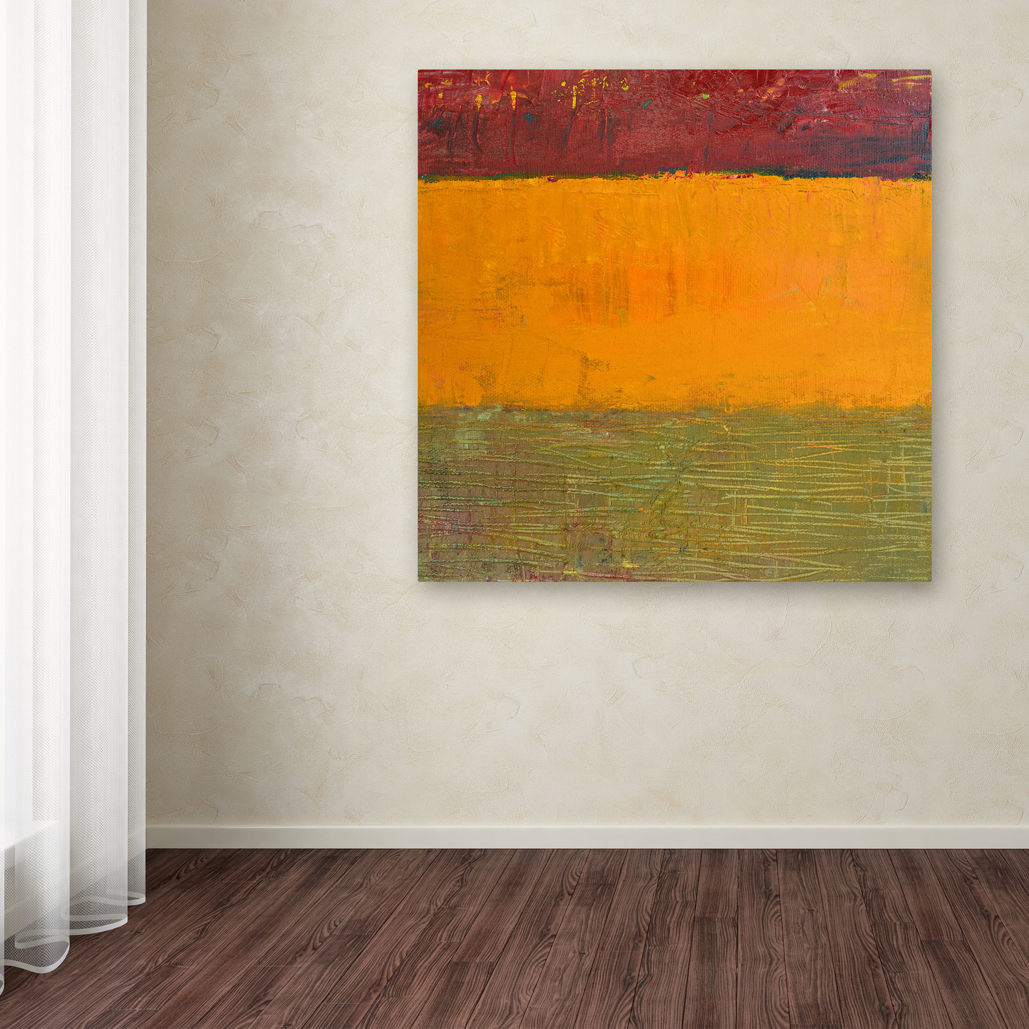 Trademark Fine Art "Highway Series Grasses" Canvas Art by Michelle Calkins