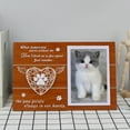 thumbnail image 4 of Xihbxyly Marco Conmemorativo para Mascotas, Diseño de Huella de Pata, Hermoso Recuerdo Por La Pérdida de Una Mascota, Decoración Reconfortante para El Hogar, Regalo Considerado para Quienes Sufren La, 4 of 6