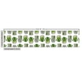 thumbnail image 3 of Ambesonne Vegetable Fabric by the Yard Upholstery, Striped Fresh Plant Food, 10 Yards, White and Lime Green, 3 of 5