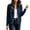 Navy, variant on Fnooota Women Ribbed Knit Zip Up Jackets, Casual Crew Neck Long Sleeve Fall Cardigan Jackets Beige Size L