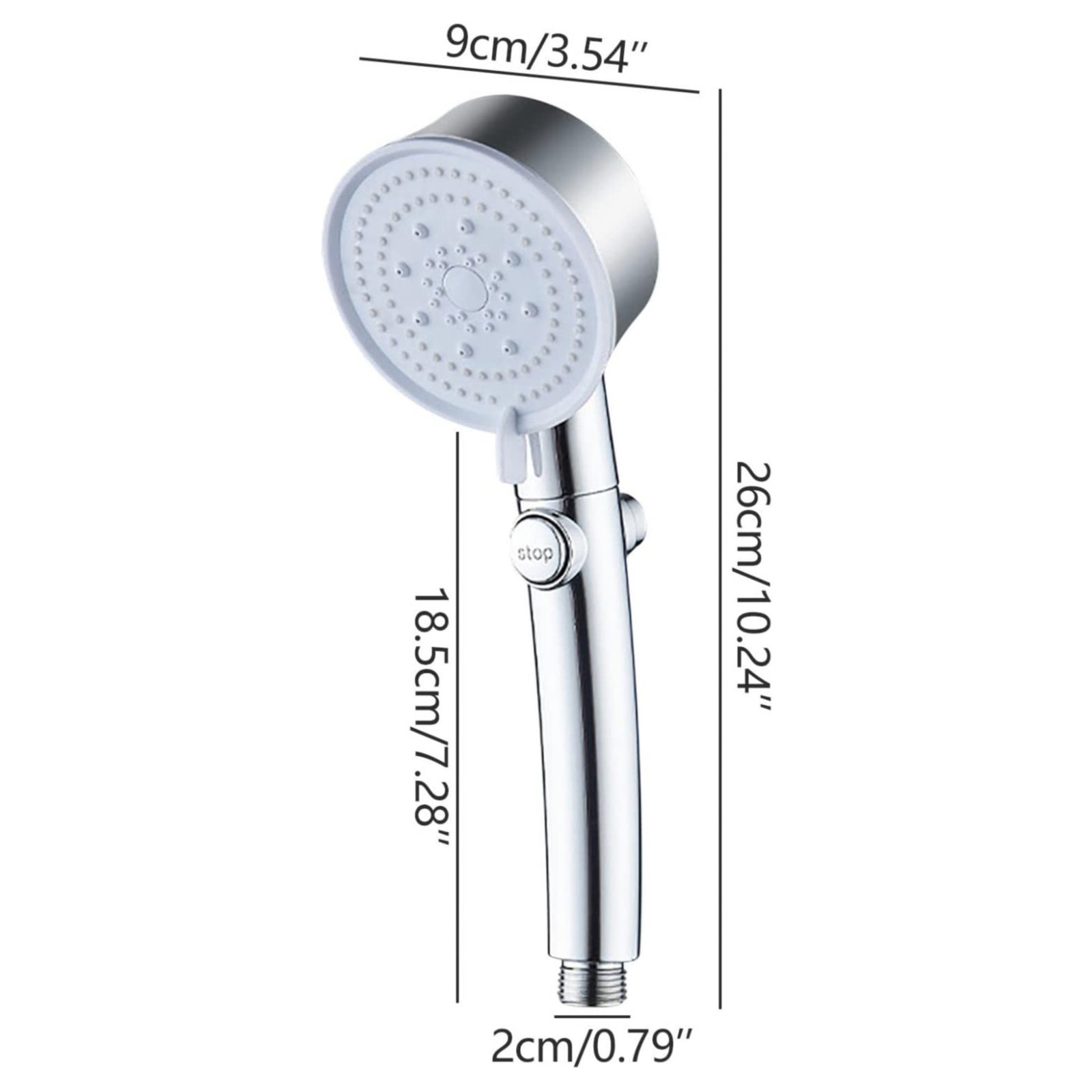 Yakbaofuo Multi Functional High Pressure Shower Head with 6 Modes High ...