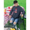 thumbnail image 2 of Gnome Usa Love Hoodie Women -Image by Shutterstock, Female XX-Large, 2 of 4