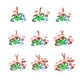 thumbnail image 5 of Resina De Navidad Navidad Familia Diy Bendiciones Escritas A Mano Colgantes De Muñeco De Nieve Regalo Para Amigo O Familia Advancent HA040823-16, 5 of 6