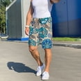 thumbnail image 4 of Haiem Vintage Floral Butterflies Men's Pajama Short with Soft Woven Cotton Elastic Waistband Sleep Short-XX-Large, 4 of 9