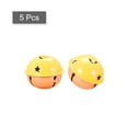 thumbnail image 3 of Jingle Bells, 40mm 5pcs Craft Bells with Star Cutouts for DIY, Yellow/Orange, 3 of 6