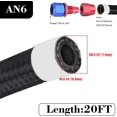thumbnail image 3 of Línea de Combustible Autoutfit 6AN de Nylon CPE con Trenzado Negra de 6 metros, 3 of 8