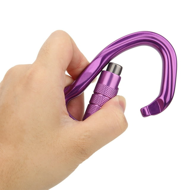 Climbing Main Lock, Corrosion Protection Multipurpose Asymmetric Climbing Carabiner High Hardness For Rock Climbing