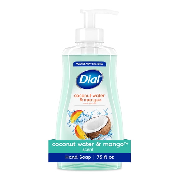 Dial Clean   Gentle Liquid Hand Soap, Coconut Water & Mango Gentle Hand Soap, 7.5 fl oz