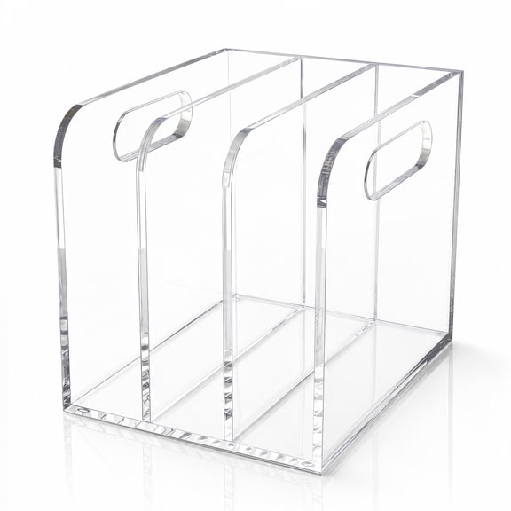 GOCAPTAIN Desk Organizer File Organizer – Vertical Document & Supply Storage Shelf, Durable Multi-Compartment Office Rack for Desks, Classrooms, Workspaces – 3 Compartments