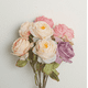 thumbnail image 3 of Xiao Hua 6 rosas artificiales con bordes adhesivos, flores falsas, flores artificiales para decoración de bodas, 3 of 5