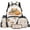 Bookworm Glasses Capybara, variant on Yspwyqan Backpack Set for School, Rainbow Dinosaur Kids Backpack Set with Lunch Box and Water Bottle Bag, 17" Lightweight Large Capacity Daypack for Teens Travel Hiking