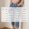 thumbnail image 3 of TFEOQRY Womens Ripped Distressed Denim Pants with Pockets Elastic Waist Drawstring Jogger Jeans for Daily Street Wear, 3 of 5