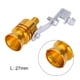 thumbnail image 4 of BOROCO Turbo Sound Simulator Silbato, Universal Aluminio Turbo Sound Escape Silenciador Silenciador Auto Vehículo Sonido Escape Silbato Silenciador Auto Válvula de soplado Simulador(L-oro), 4 of 4