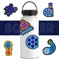 thumbnail image 4 of Decorr 50PCS Neon Soccer Stickers, 1.97" Waterproof Soccer Themed Doodle Decals, Vinyl Neon Football Stickers for Water Bottles, Laptop, Luggage & Car Decor, 4 of 7