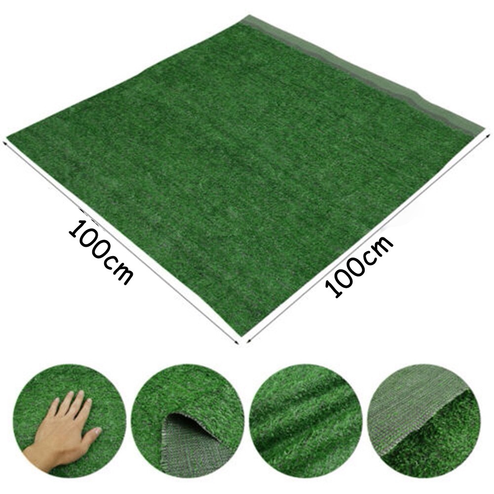 Allume Artificial Turf Grass Lawn, Realistic Synthetic Grass Mat, Indoor  Outdoor Garden Lawn Landscape for Pets, Fake Faux Grass Rug Green 