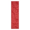 thumbnail image 3 of SAFAVIEH Martha Stewart Breeze Floral Wool Area Rug, Vermillion, 5' x 8', 3 of 4