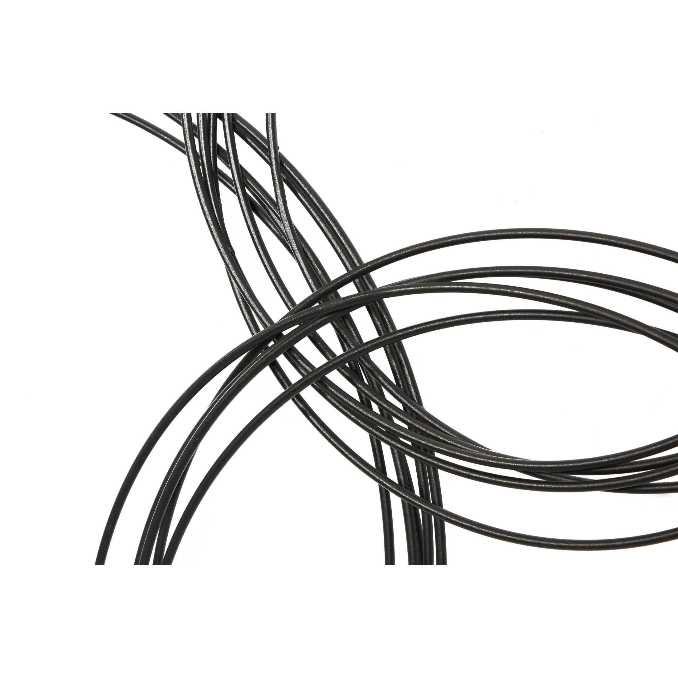 CosmoLiving by Cosmopolitan Black Metal Overlapping Ring Plate Wall Decor