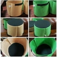 thumbnail image 6 of Luxcidy 7Gallons Plant Grow Bag with Handles Non-woven Fabric Thickened Fabric Pots Heavy Duty Gardening Planter Vegetable and Flowers Planting Grow Bag Garden Supplies (Camel Brown), 6 of 8