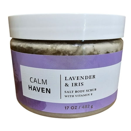 Bath and Body Works Clam Haven Lavender & Iris Salt Body Scrub (17 oz / 482 g) Aroma