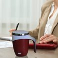 thumbnail image 5 of Automatic Stirring Mug Stainless Steel Self-Stirring Coffee Cup | Magnetized Portable Insulated Double-Layer Tumbler | Spill-Proof Lid | No Spoon Needed | 12oz | 1 Pack, 5 of 6