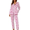 thumbnail image 3 of RKSTN St Patrick's Day Pajamas Set for Women Oversized Crewneck St Paddy's Day Lucky Shamrock Printed Loungewear Matching Sets Womens Casual Plus Size Loose Fits T Shirts and Pjs Pants 2 Piece Set, 3 of 8